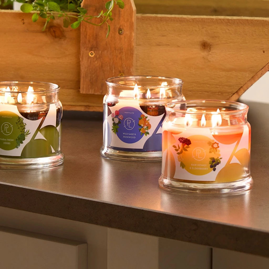 3-wick candles