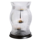 Modern Farmhouse Hurricane against a white background.