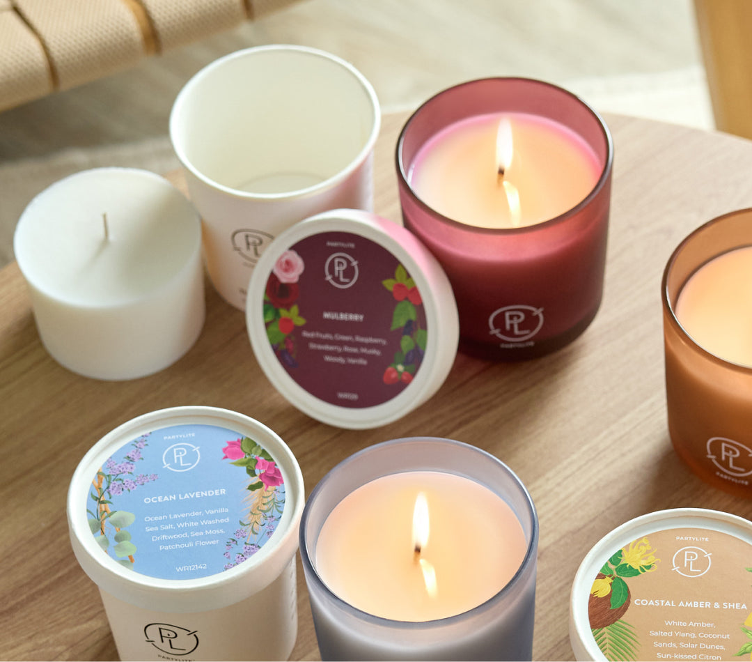 refillable candle collection