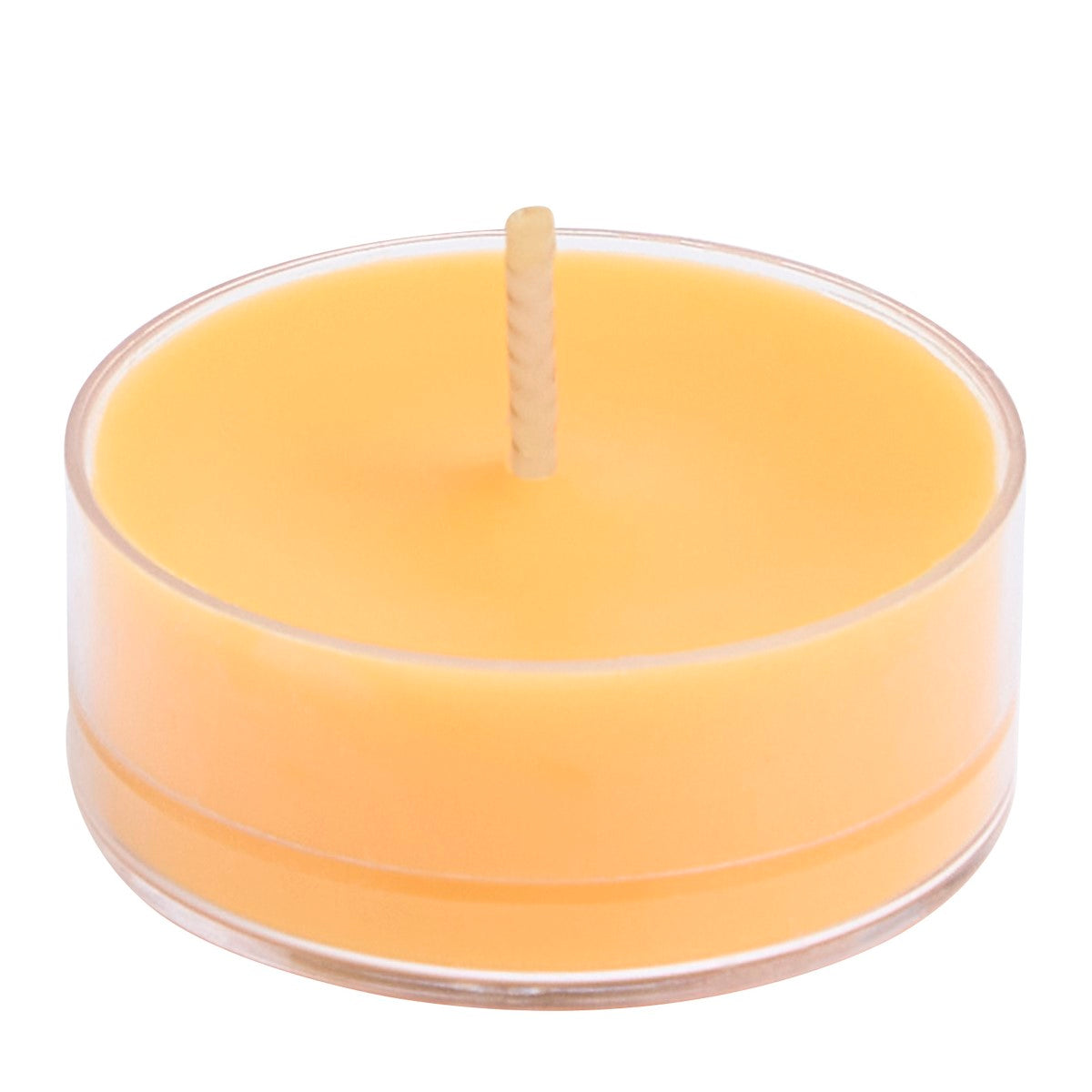 Sun Orchid Pineapple Tealight shown with a white background