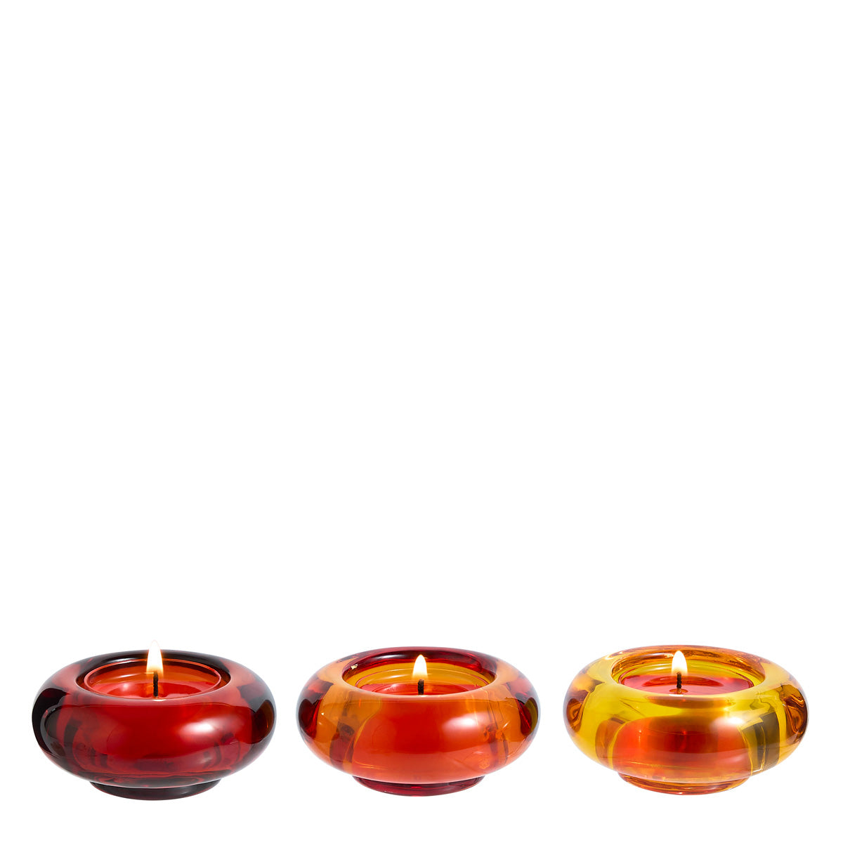 Golden Honey Tealight Holder Trio