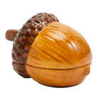Acorn Tealight Holder Pair against a white background.