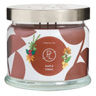 Maple Tobac 3-wick jar candle against a white background.