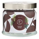 Fireside Hinoki 3-Wick Jar Candle against a white background.