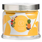 Sun Orchid Pineapple 3-wick Jar Candle against a white background