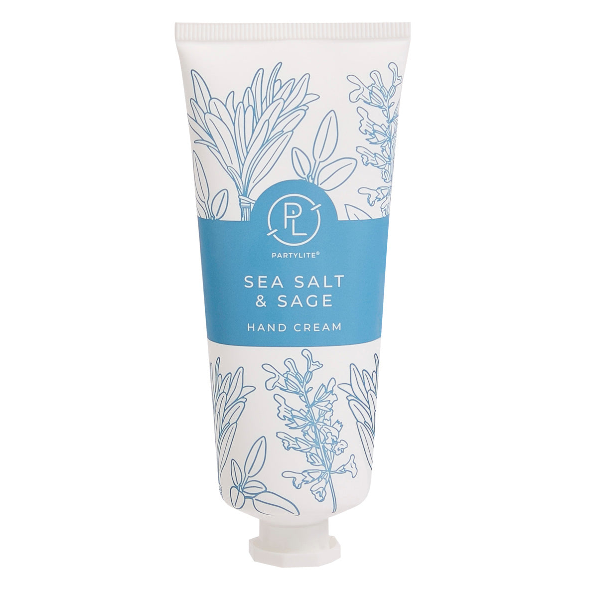 Sea Salt and Sage Hand Cream against a white background.