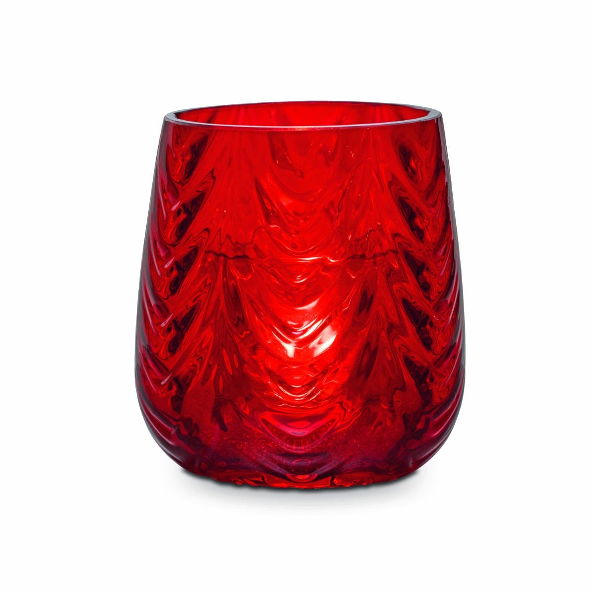 Ruby Glow Votive Holder