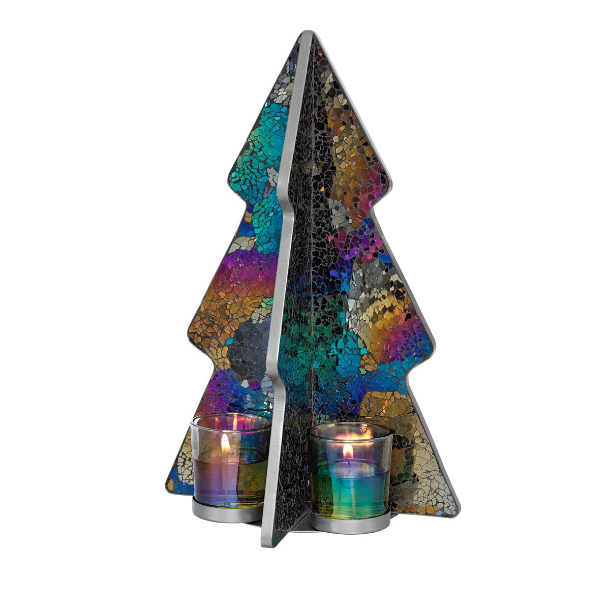Mystic Glimmer Tree Votive Holder
