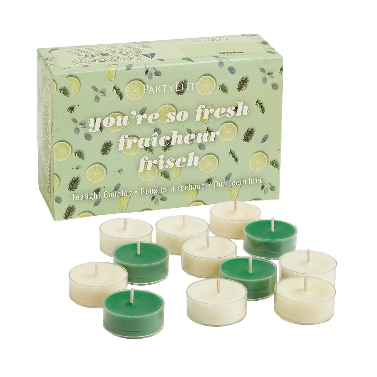 Youre So Fresh 12 Piece Tealight Candles Sampler