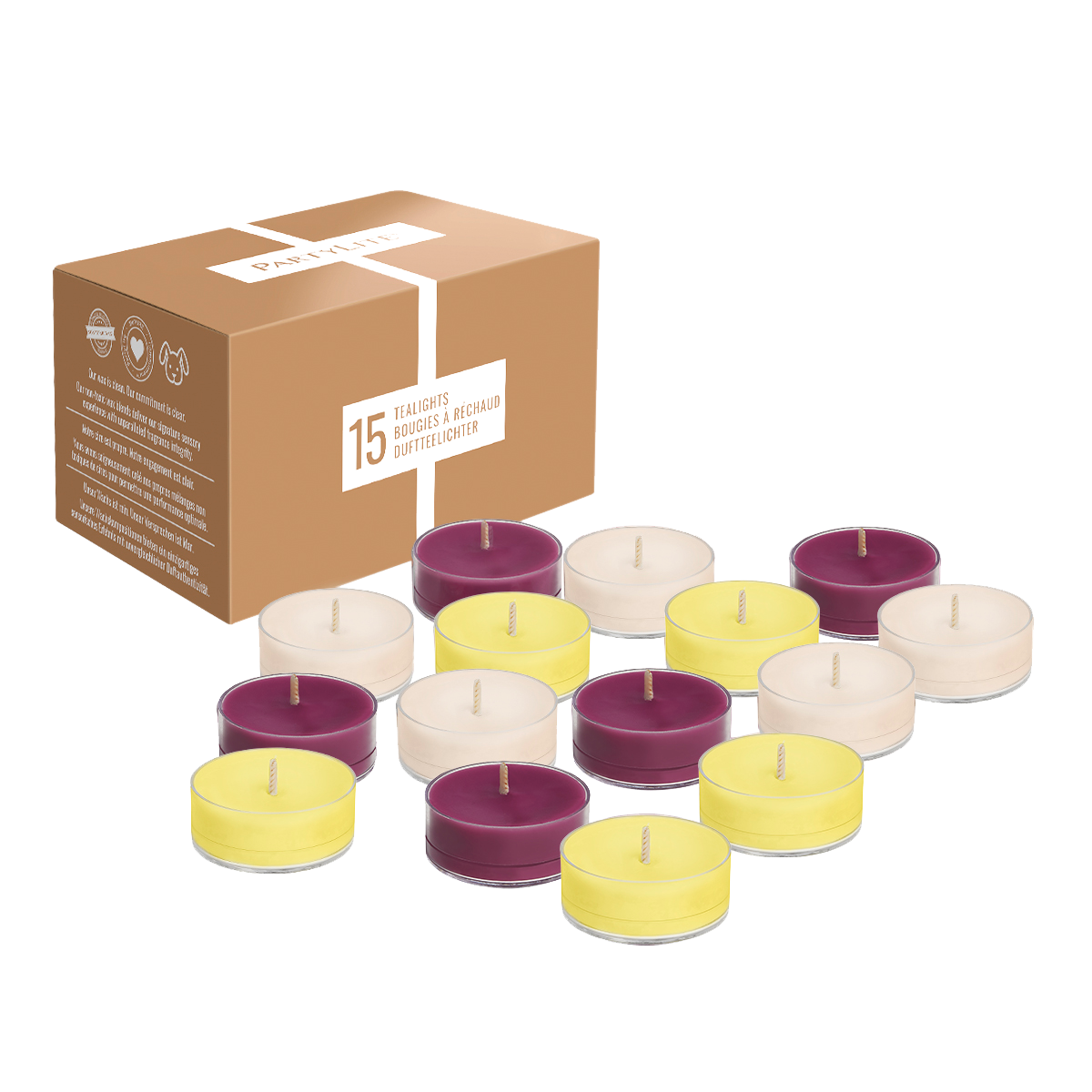Classics 15 Piece Tealight Candles Sampler