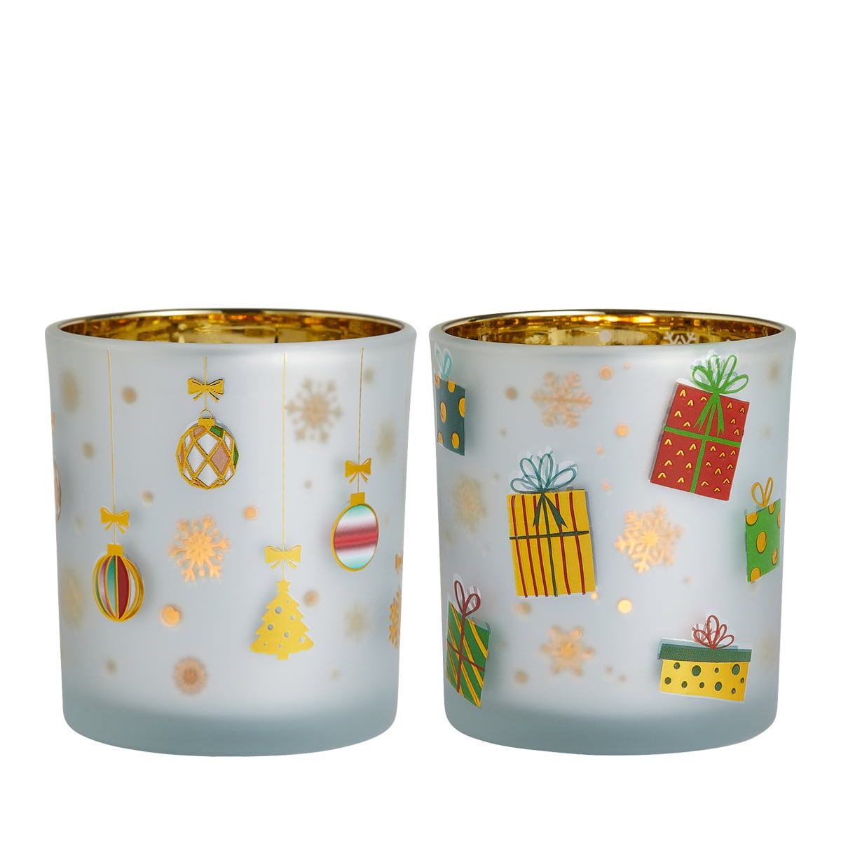 Around Tree Tealight Holder Pair