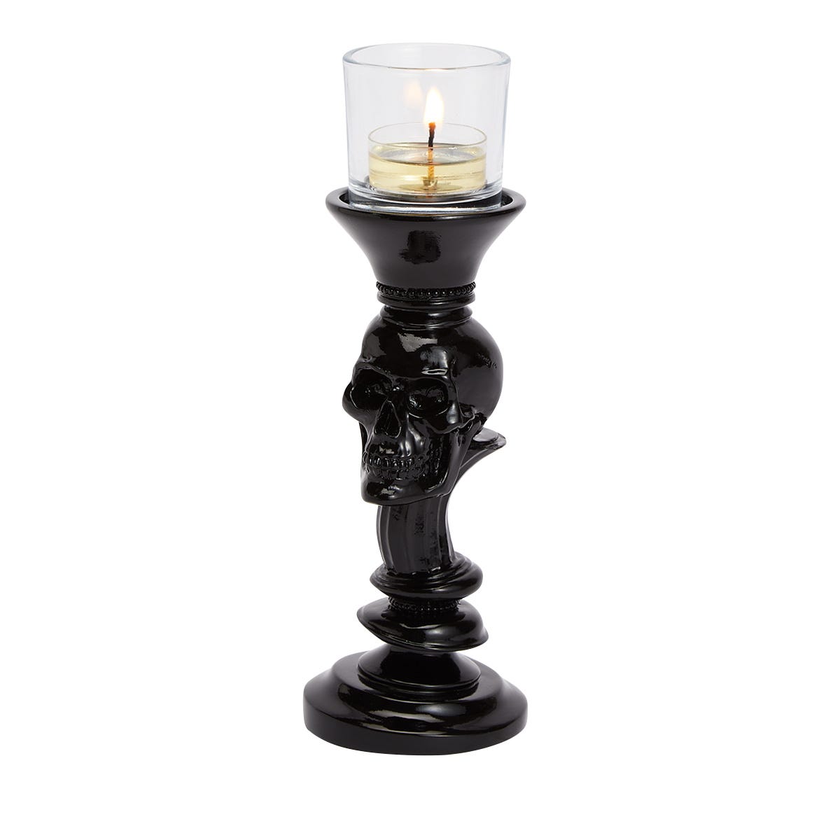 Skull Candle Holder