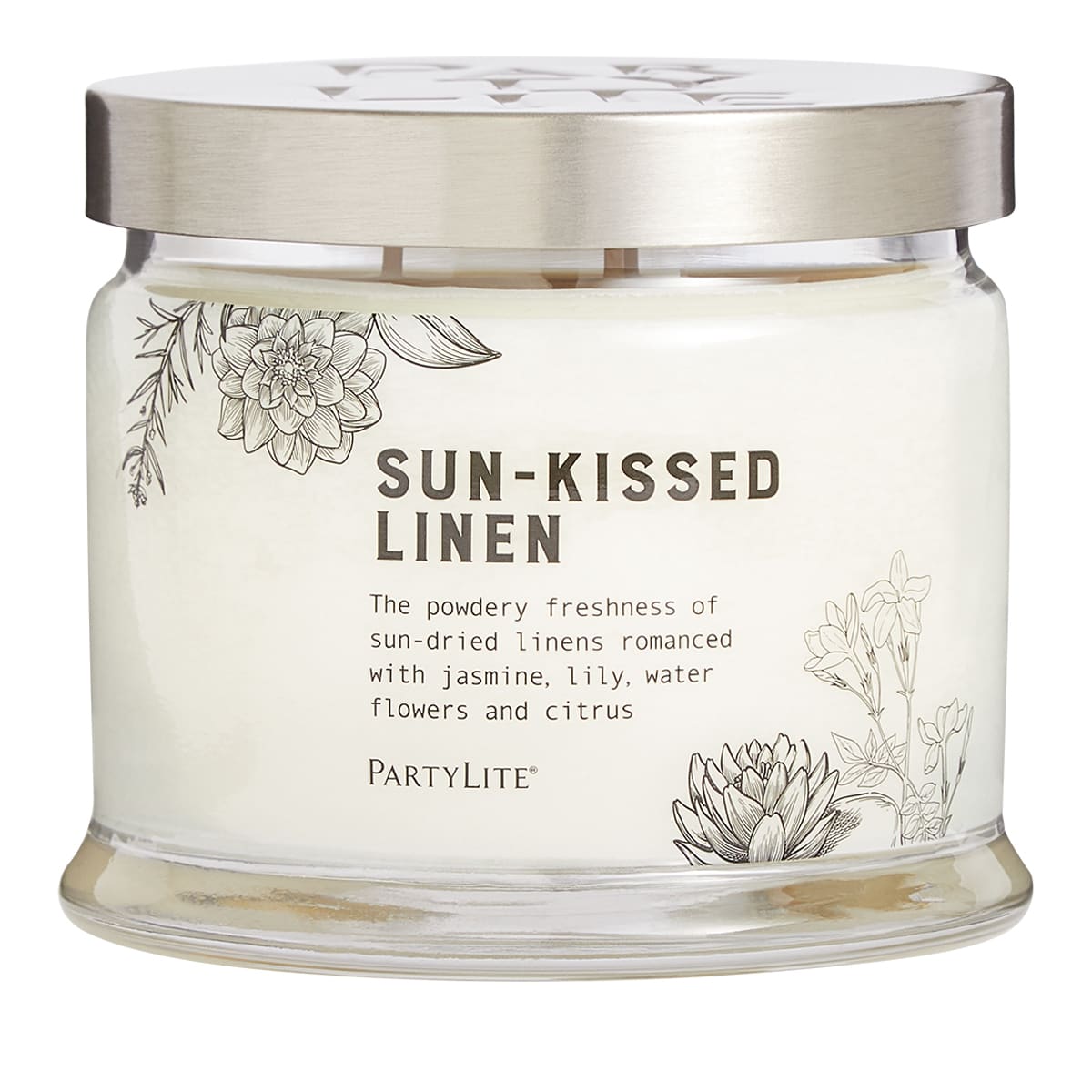 Sun Kissed Linen 3 Wick Jar Candle