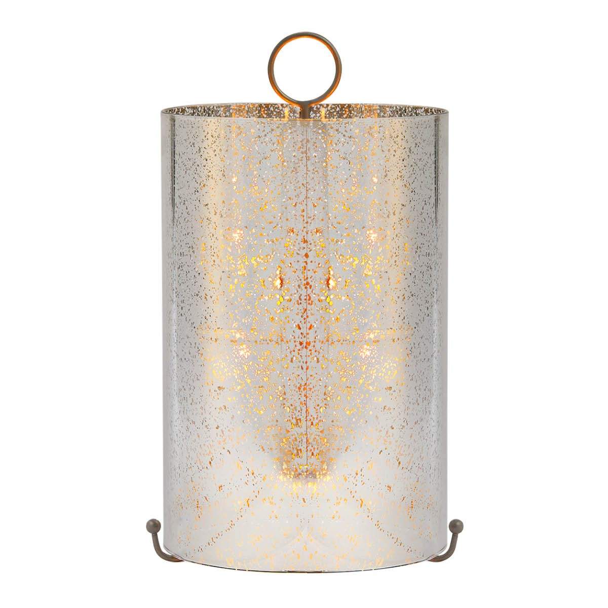 Celestial Mercury Glass Hurricane