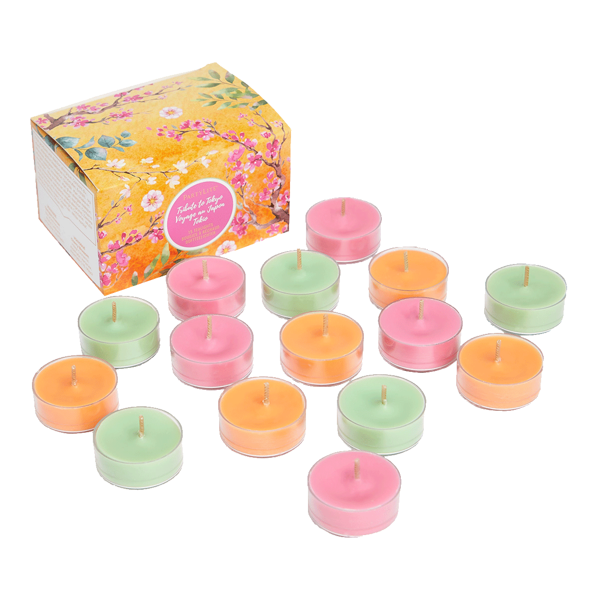 Tribute to Tokyo 15 Piece Scented Tealight Candles Sampler