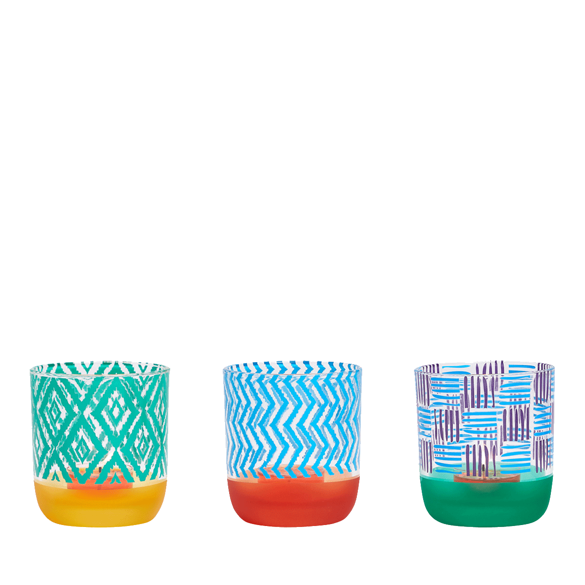 Tribal Chic Tealight Holder Trio