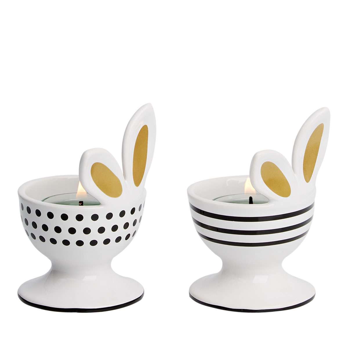 Bunnycups Candle Holder Pair