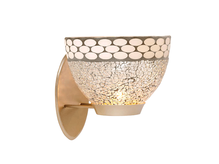 Champagne Glow Candle Sconce