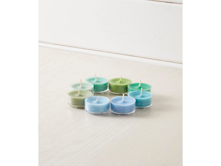 Golden Frond Votive Trio
